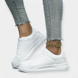 Alisa | Biele kožené sneakers