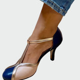 Juno | Retro T-Strap Sandals
