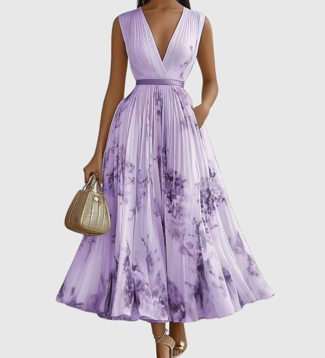 Siena | Elegantné plisované maxi šaty