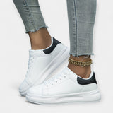 Alisa | Biele kožené sneakers