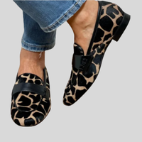 Katie | Ortopedické Loafery s Leopardím Motívom