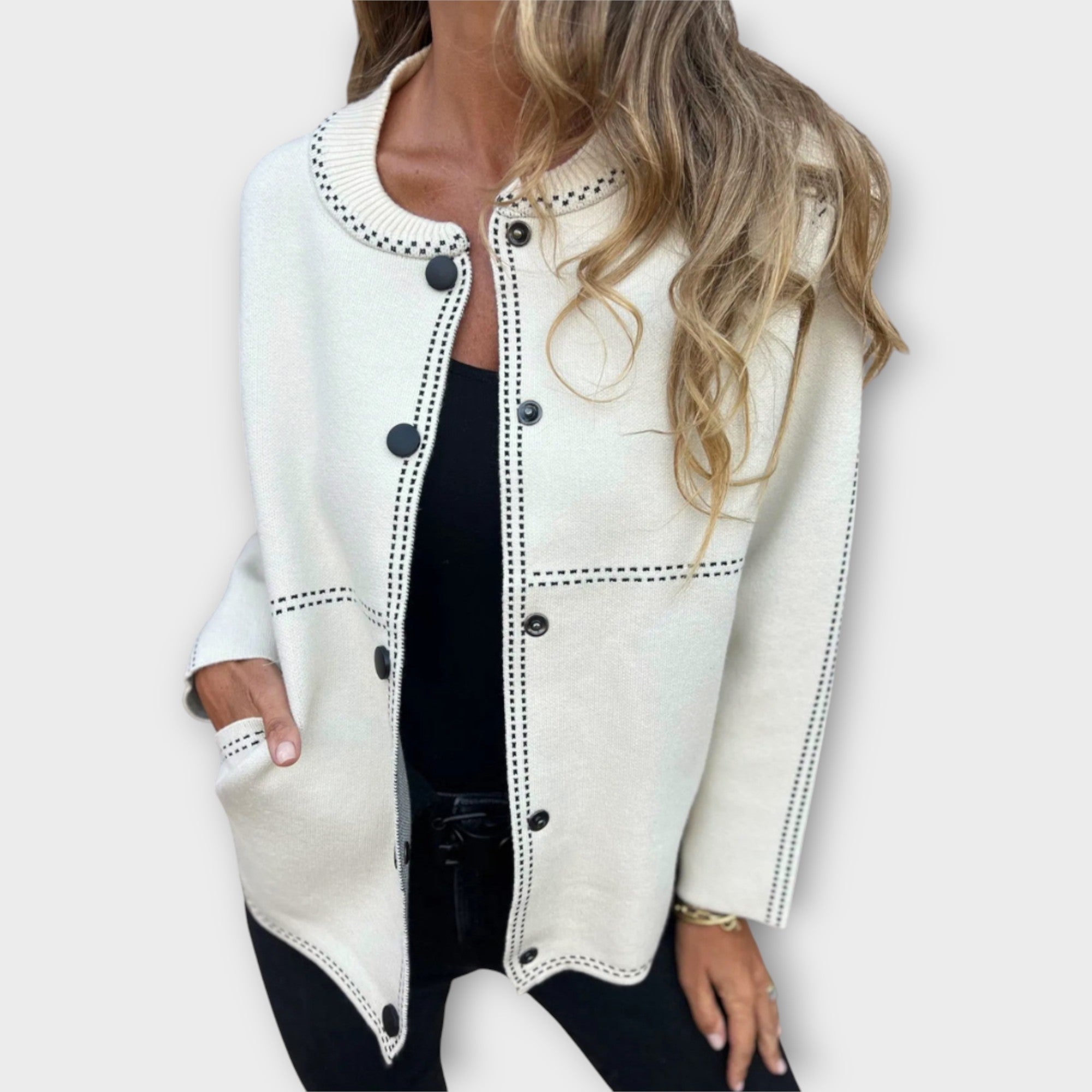 Liis | Elegant Coat with Subtle Details