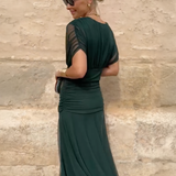 Louise | Elegantné Maxi Šaty s V-výstrihom