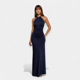 Filipa | Maxi Dress with Neckline and Draping
