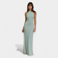 Filipa | Maxi Dress with Neckline and Draping