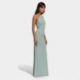 Filipa | Maxi Dress with Neckline and Draping
