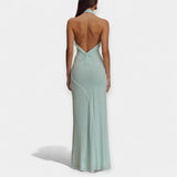 Filipa | Maxi Dress with Neckline and Draping