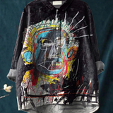 Kylie | Vintage Abstract Historical Figure Art Printed T-Shirt