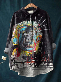 Kylie | Vintage Abstract Historical Figure Art Printed T-Shirt
