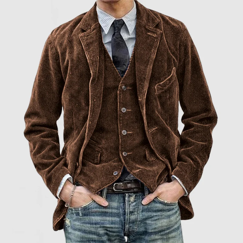 Benjamin | Elegantná vintage bunda s vestou