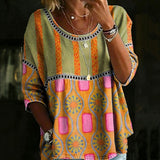 Retro Relaxed Blouse