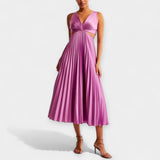 Adriana | Plisované maxi šaty