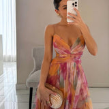 Giselle | Lummav Maxi Dress with Floral Pattern