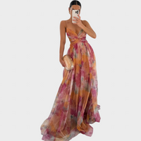 Giselle | Lummav Maxi Dress with Floral Pattern