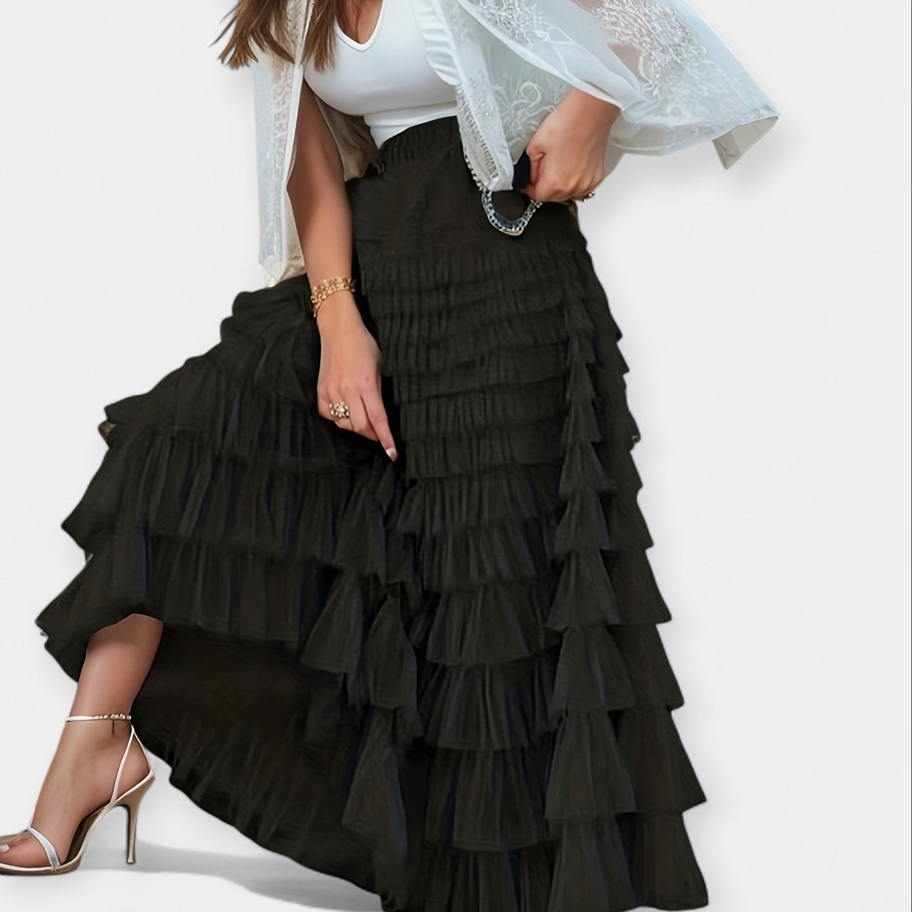 Gabriela | Elegantná týlová sukňa