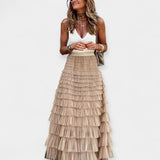 Nina | Boho sukňa s rybárskym lemom