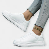 Alisa | Biele kožené sneakers