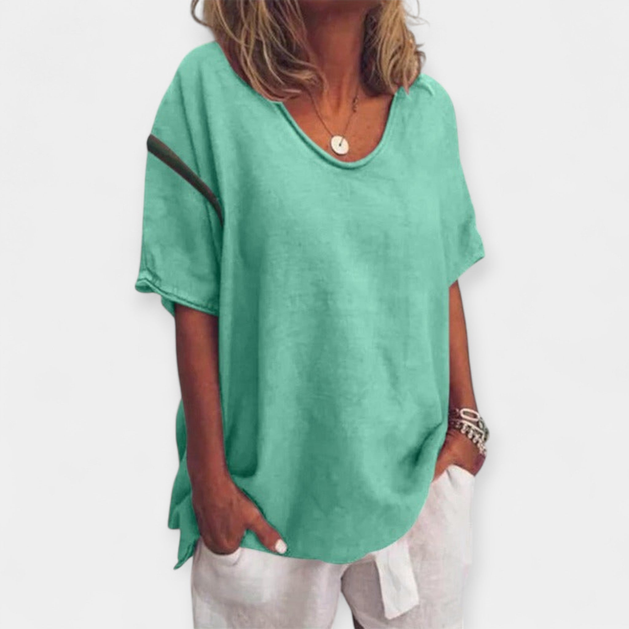 Ateliér | Letný Plus V-Neck