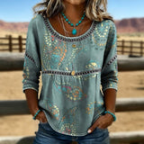 Retro Relaxed Blouse