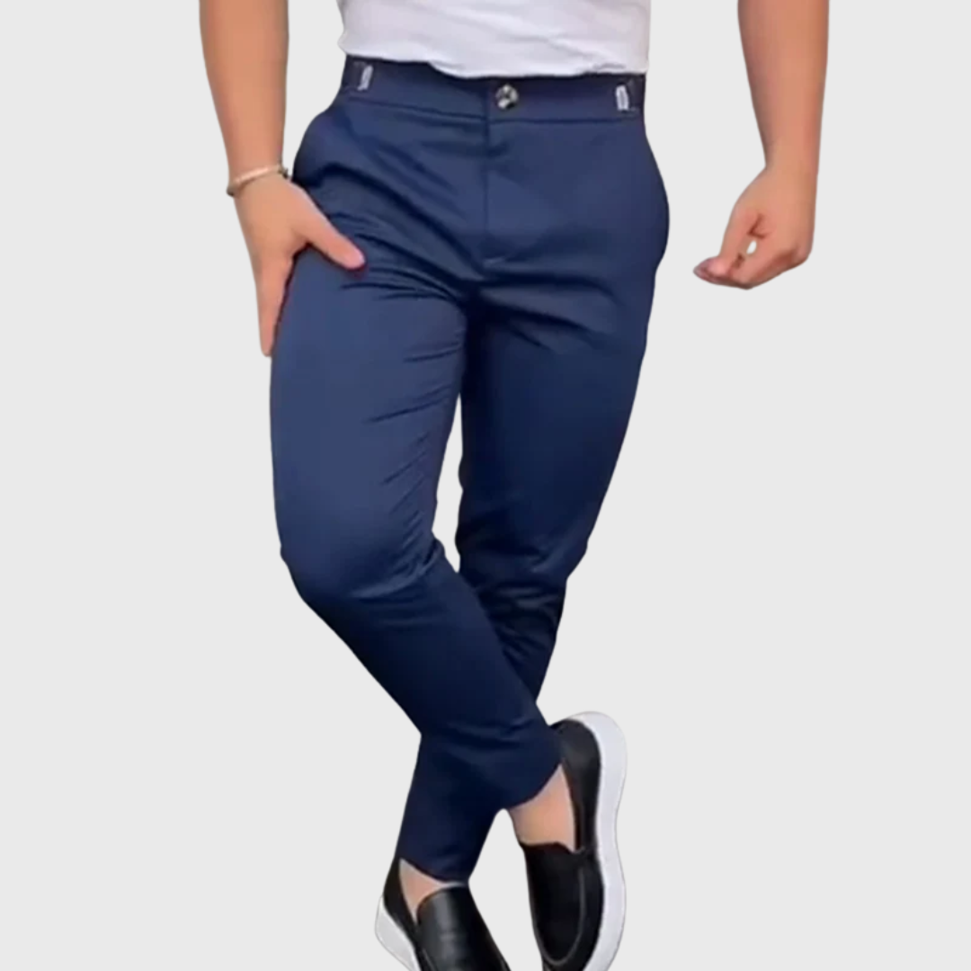 Marten | Pánske slim fit elastické nohavice