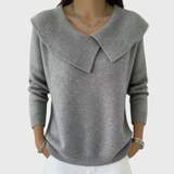 Eliise | Teplá blúzka s elegantným golierom