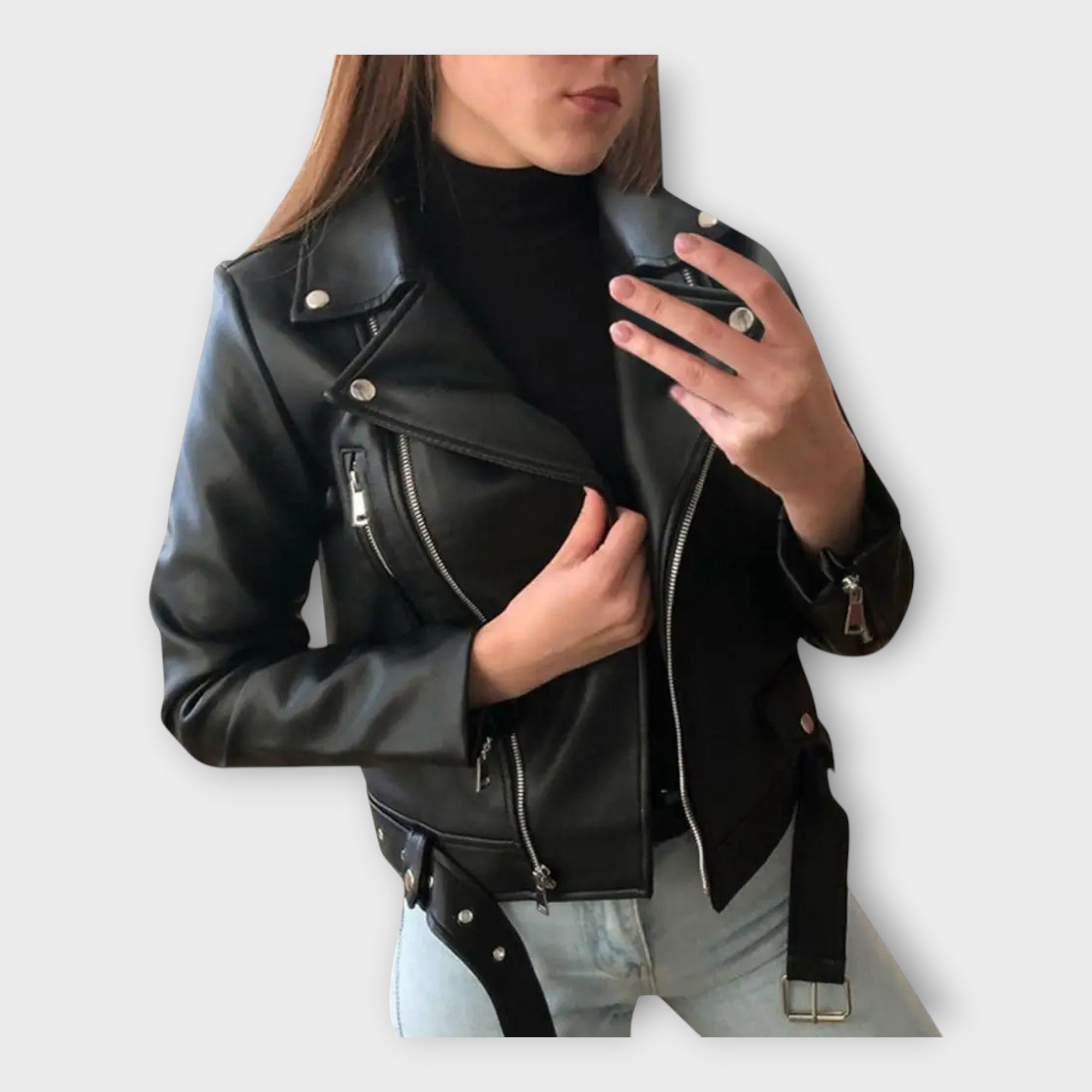 Tuuli | Moderný kožený opasok s elegantnou prackou