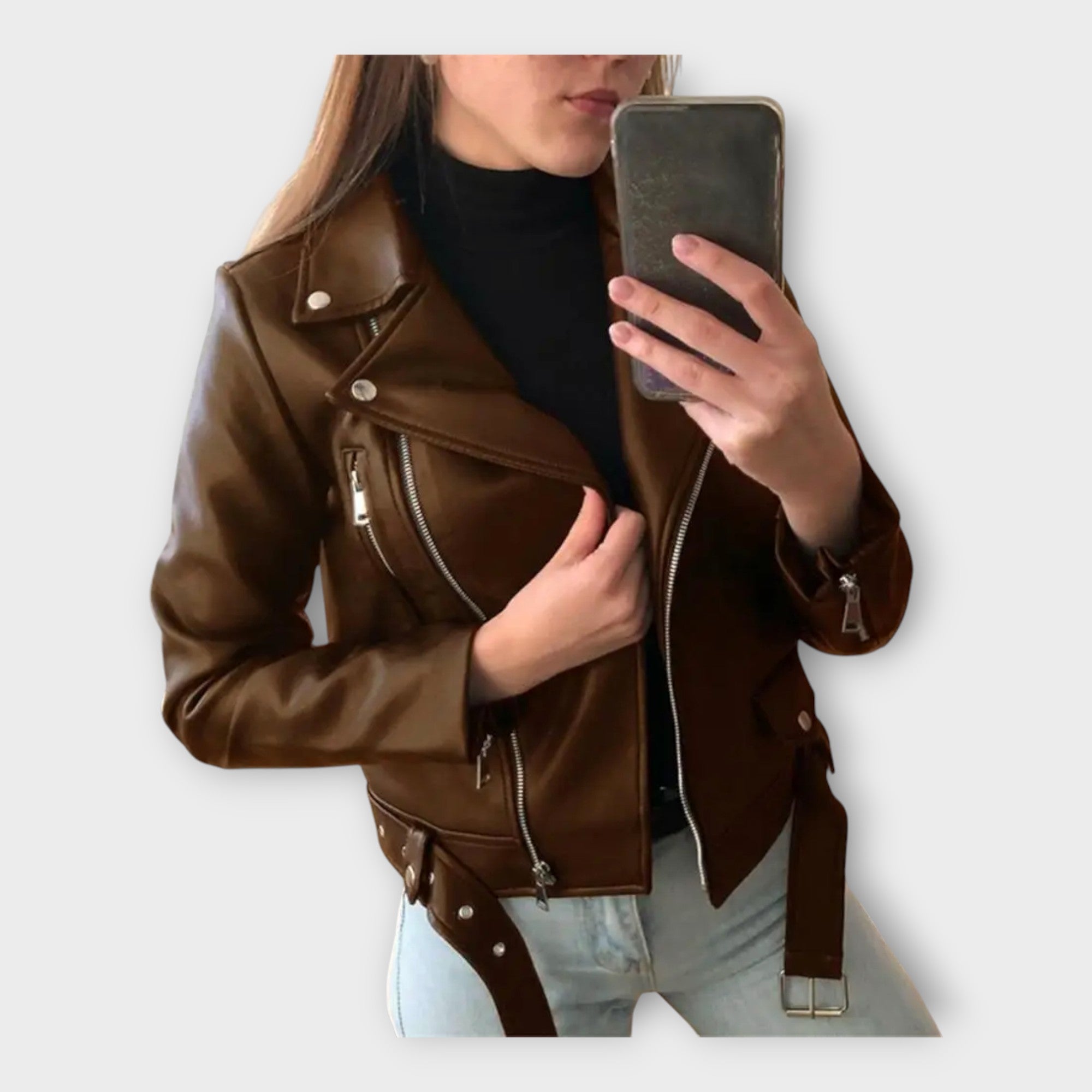 Tuuli | Moderný kožený opasok s elegantnou prackou