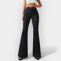 Irina | Vysoký pás bootcut džíny