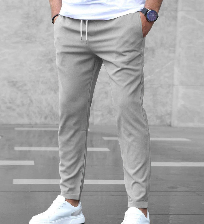David | Ľahké prémiové nohavice slim fit