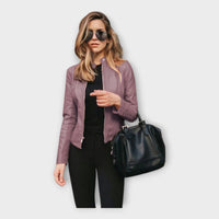 Johanna | Kožená bunda s trendy střihem