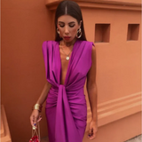 Sterra | Elegantné plisované šaty s rafinovaným dizajnom