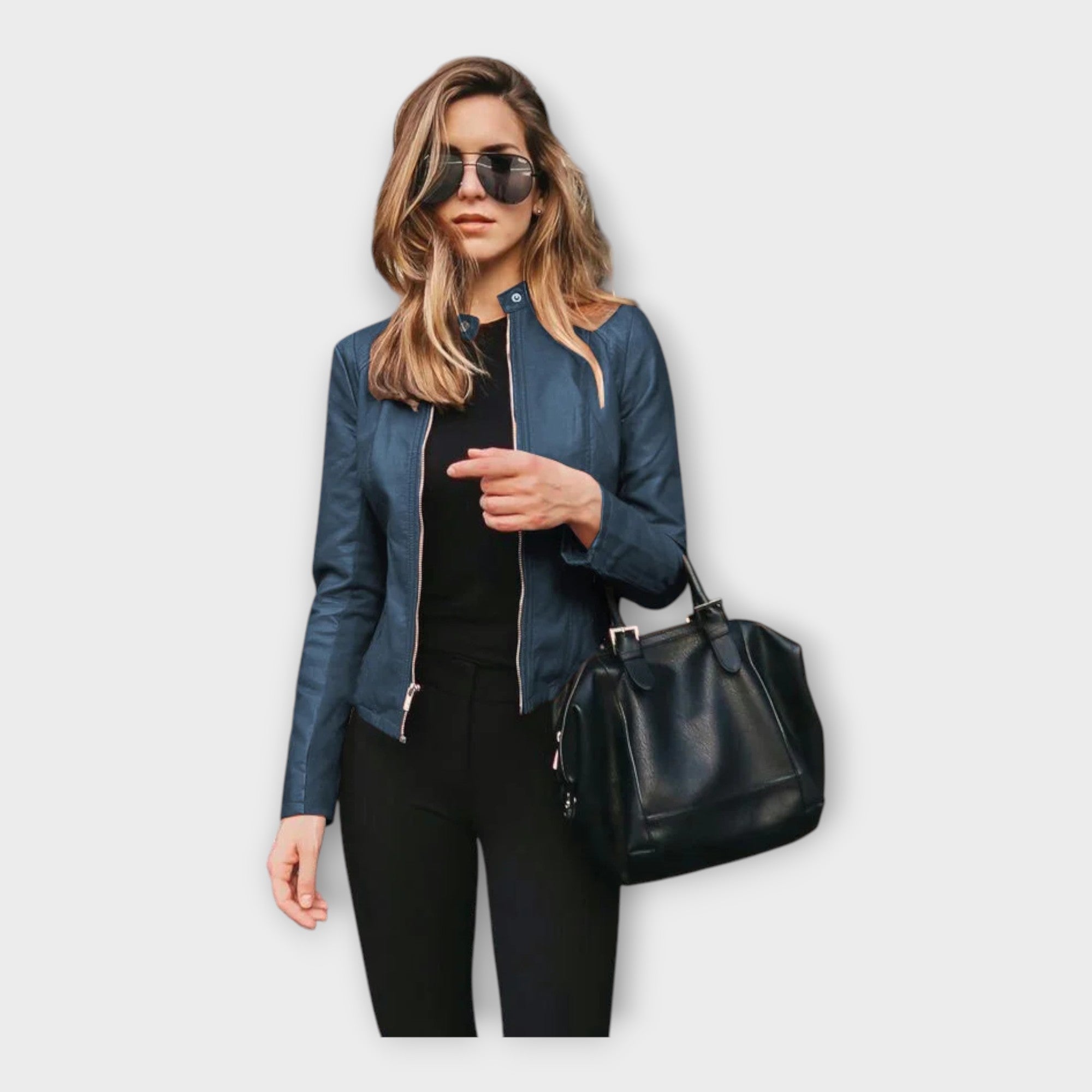 Johanna | Kožená bunda s trendy střihem