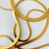 Glittering Snake Necklace