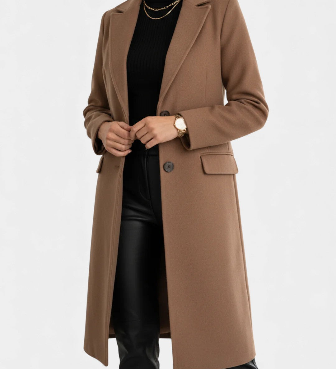 Liis | Elegantný Dlhý Plášť