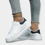 Alisa | Biele kožené sneakers