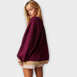 "Maarja | Pruhovaný oversized sveter" can be rewritten as "Maarja | Oversized pruhovaný sveter".