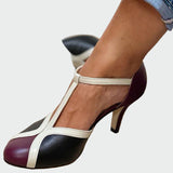 Juno | Retro T-Strap Sandals