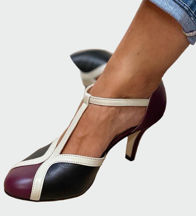 Juno | Retro T-Strap Sandals