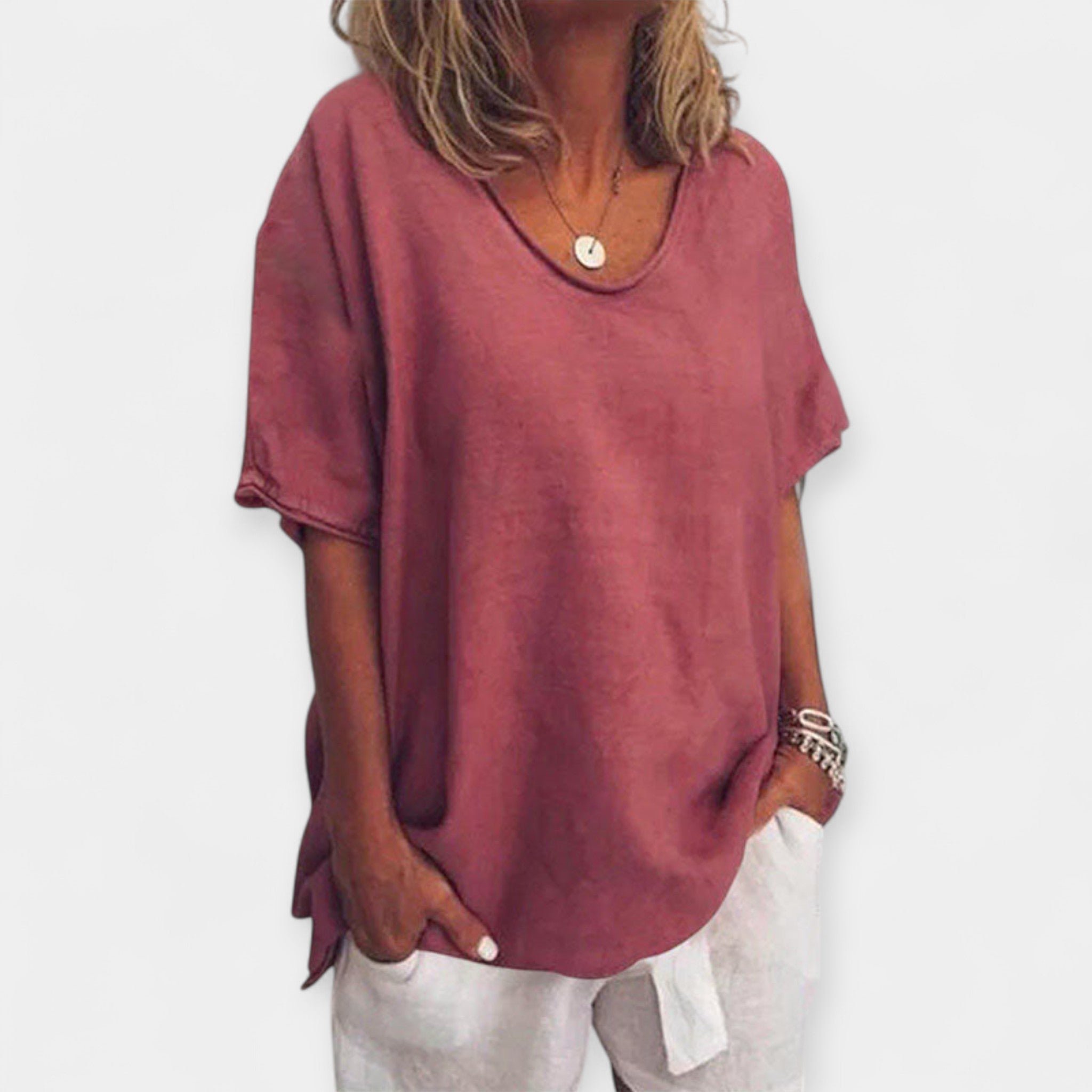 Ateliér | Letný Plus V-Neck