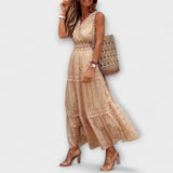 Lola | Bohemian Lace Maxi Dress