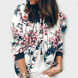 Andreia | Elegantná bomber bunda s kvetinovým motívom