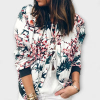 Andreia | Elegantná bomber bunda s kvetinovým motívom