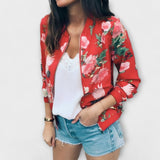 Andreia | Elegantná bomber bunda s kvetinovým motívom