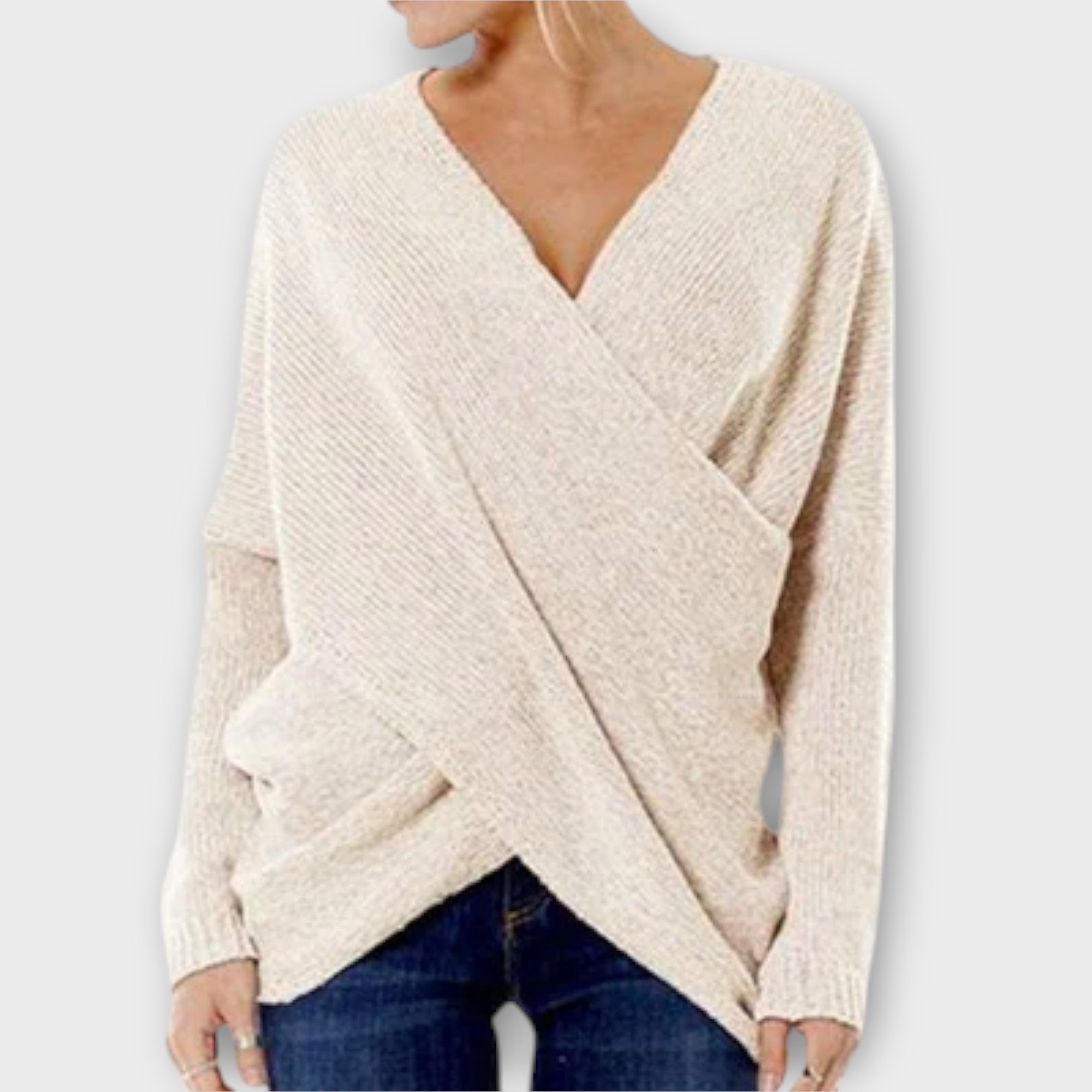 Heidi | Crossover Sweater