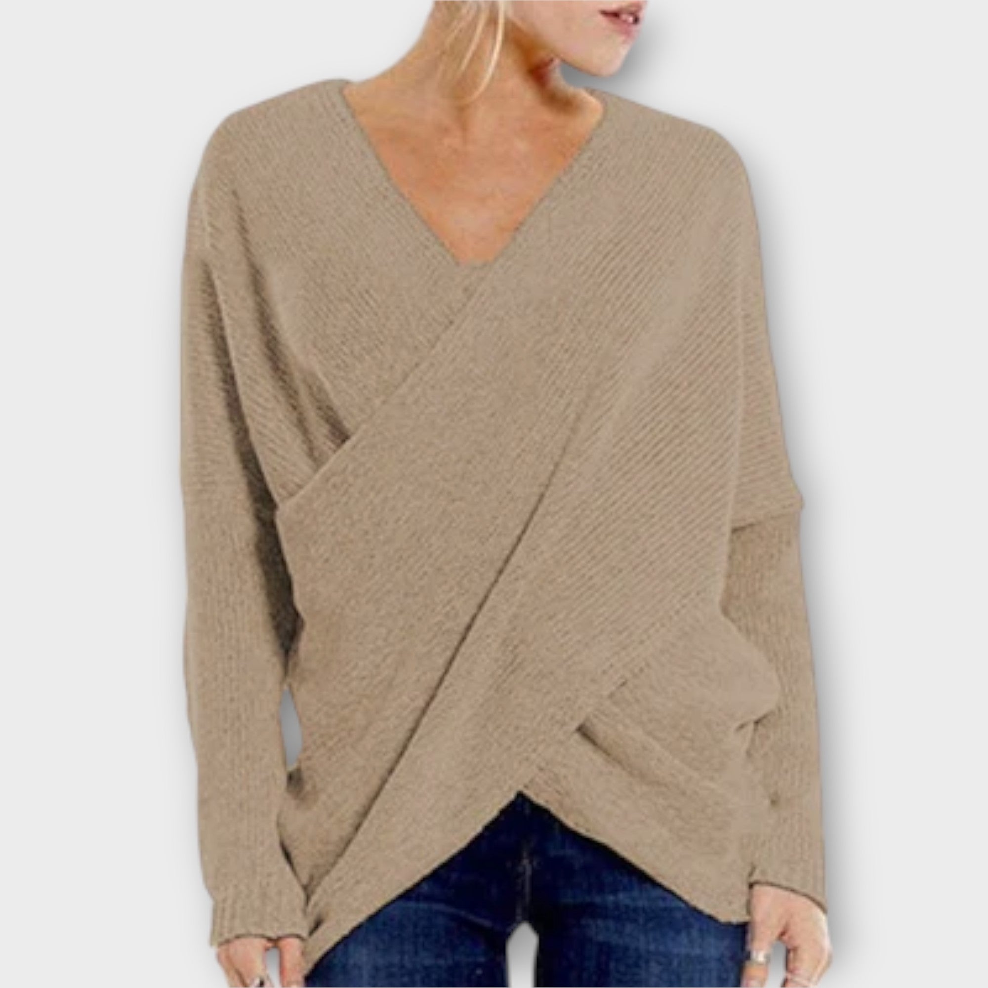 Heidi | Crossover Sweater