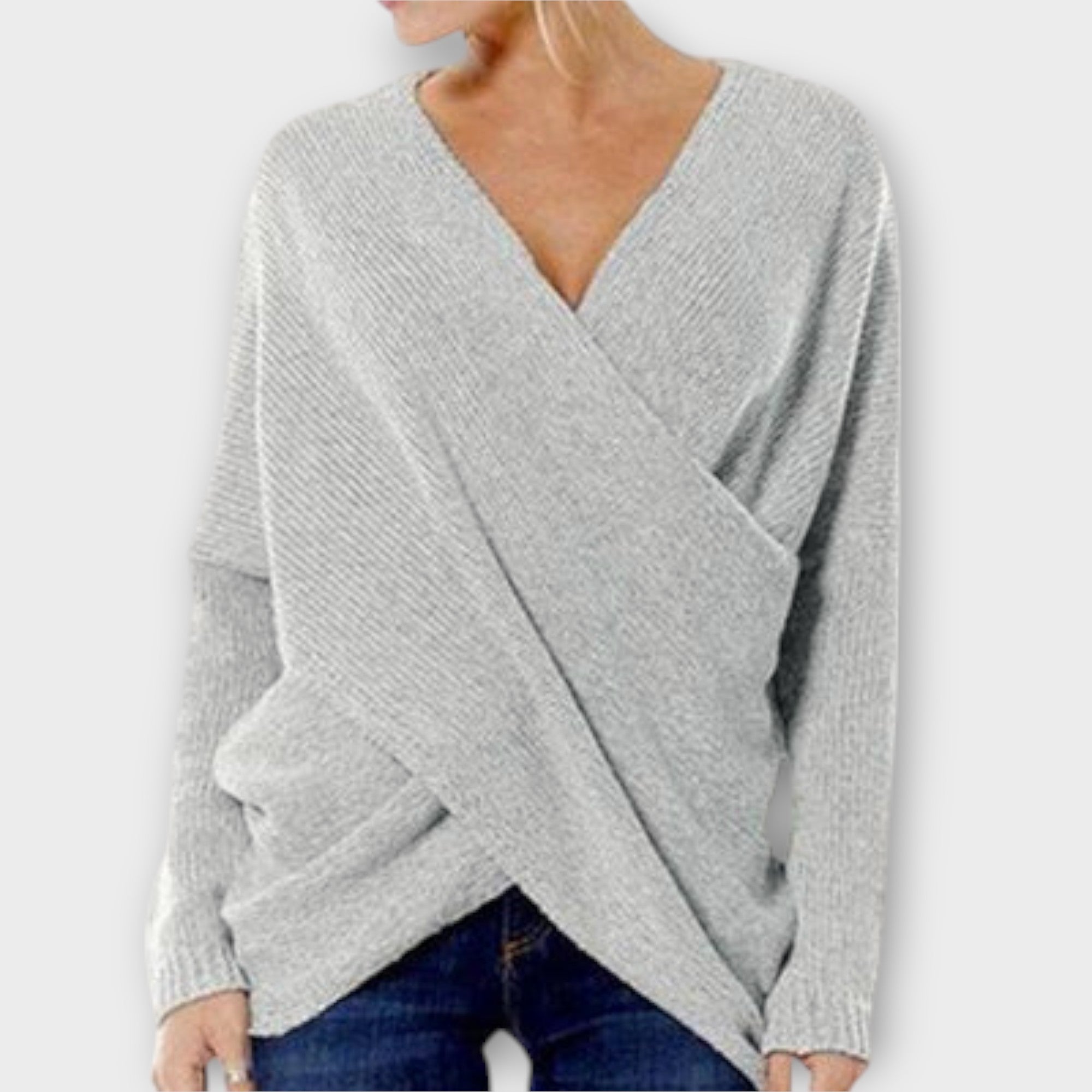 Heidi | Crossover Sweater